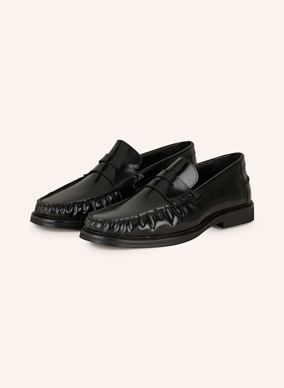 PAUL Penny loafers CZARNY