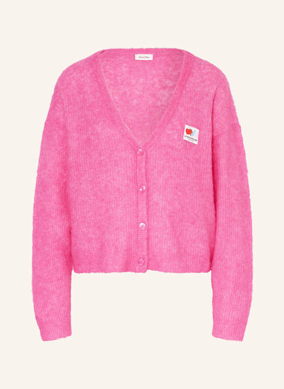 American Vintage Strickjacke NENBAY mit Alpaka ROSA