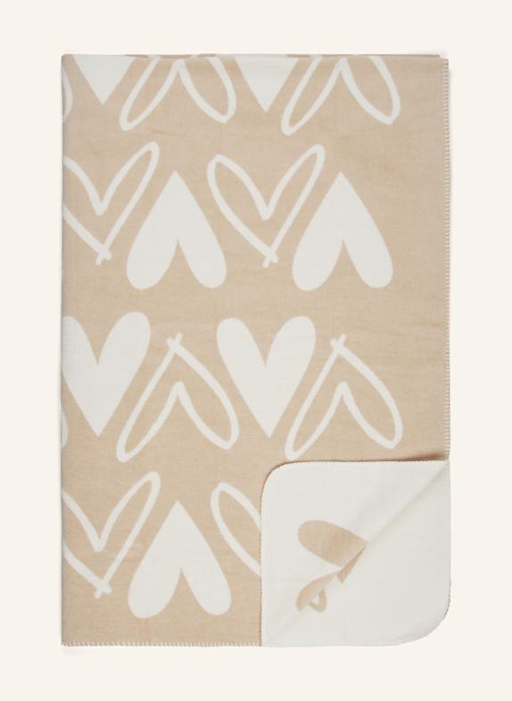 PAD Plaid HEART BEIGE/ CREME