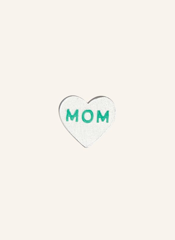 LULU Copenhagen Stud earrings HEART MOM SILVER