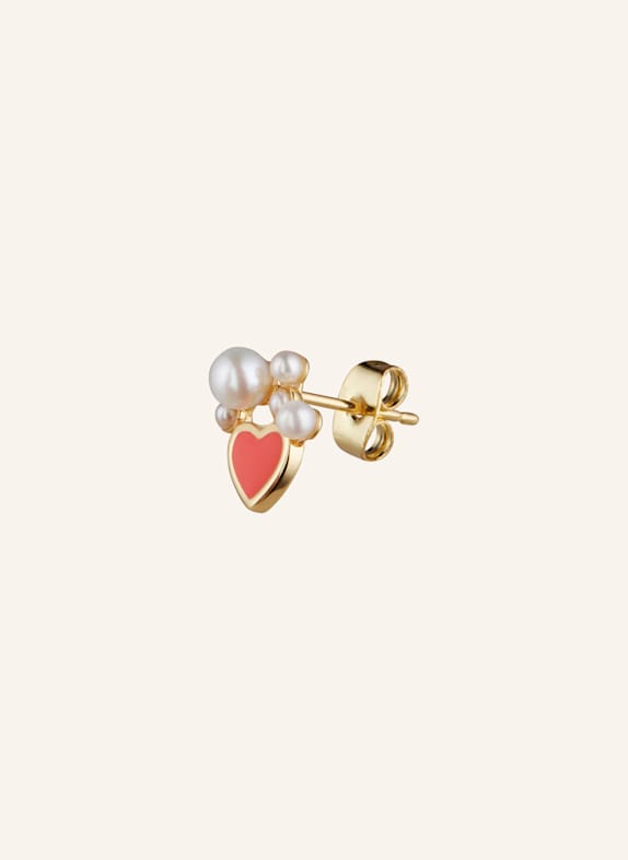LULU Copenhagen Ørering - Bouquet Shell & Pearl Ørestik i Sølv main image 1
