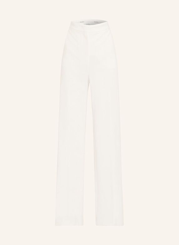 Max Mara PONTE wide leg trousers WHITE