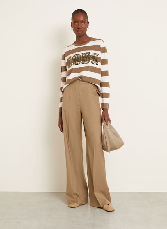 Max Mara Pullover VITERBO ECRU / BRAUN