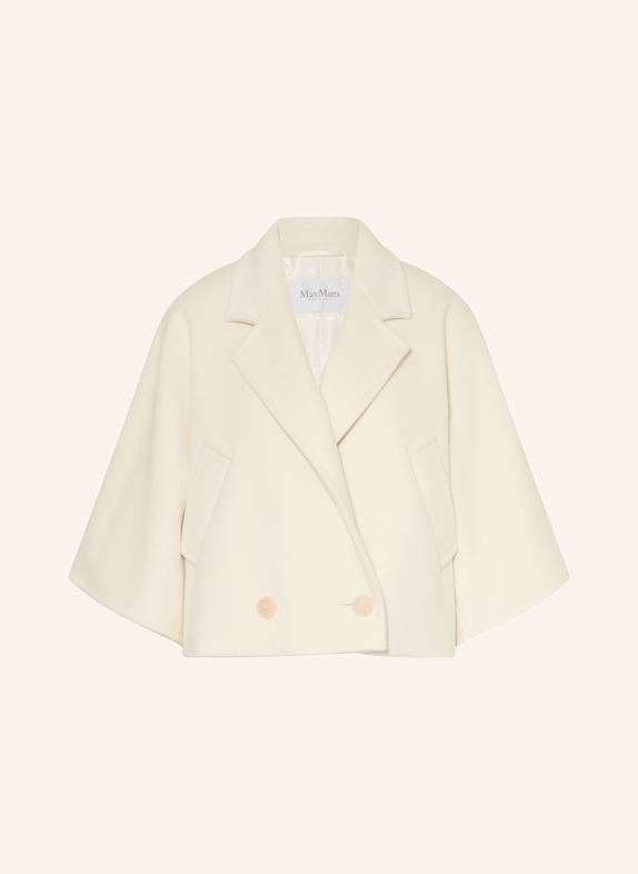 Max Mara GALEA pea coat ECRU