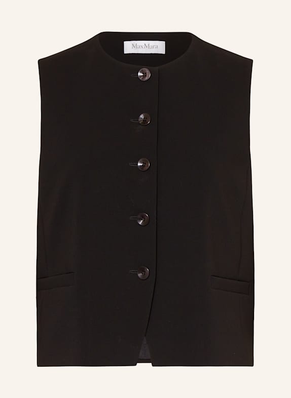 Max Mara DENVER vest BLACK