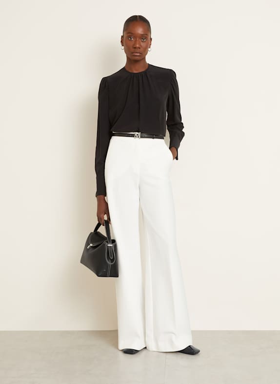 Max Mara Blusenshirt CAROL aus Seide SCHWARZ