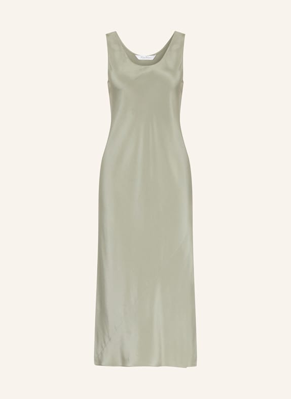 Max Mara FORMOSA dress in silk OLIVE
