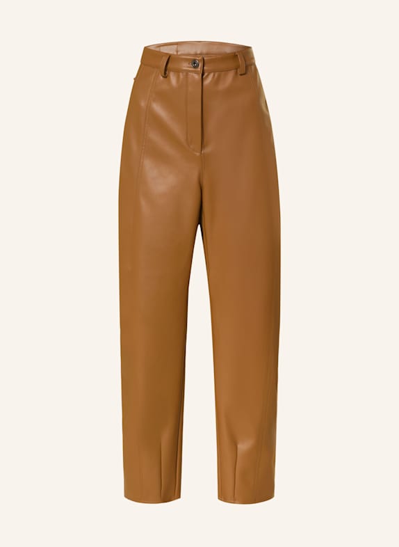 MM 7/8-Hose ANSELMO in Lederoptik BRAUN