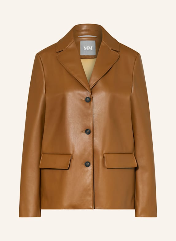 MM Blazer ALBATRO in Lederoptik BRAUN
