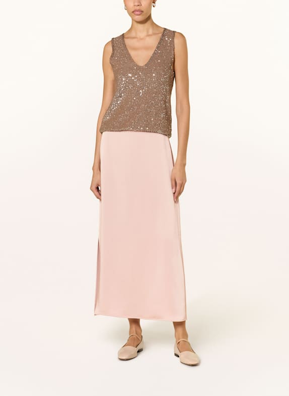 WEEKEND Max Mara Satinrock ANGELO NUDE