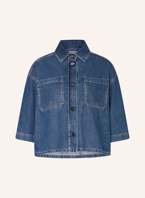 WEEKEND Max Mara Bluzka jeansowa ENZA NIEBIESKI