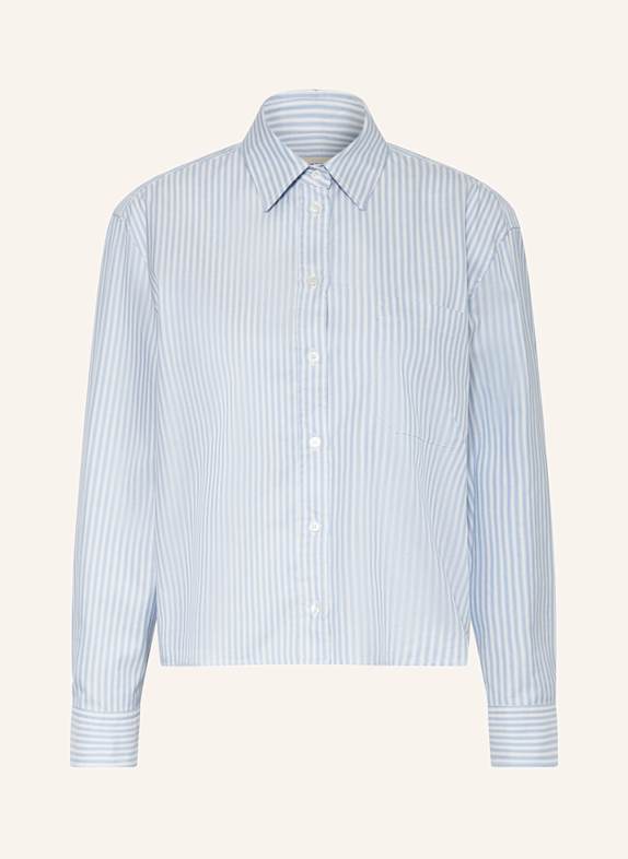 WEEKEND Max Mara Shirt blouse NUORO LIGHT BLUE/ WHITE