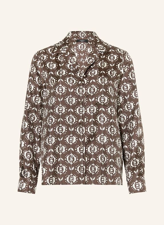 WEEKEND Max Mara Seidenbluse ONCIA BRAUN/ WEISS