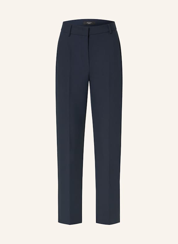 WEEKEND Max Mara Spodnie 7/8 FREDA GRANATOWY