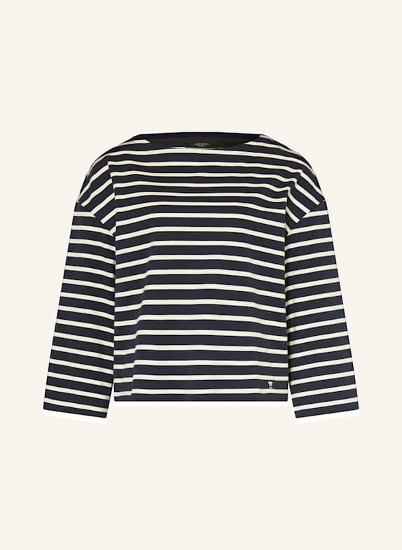 WEEKEND Max Mara Longsleeve CAMPALE DUNKELBLAU / WEISS