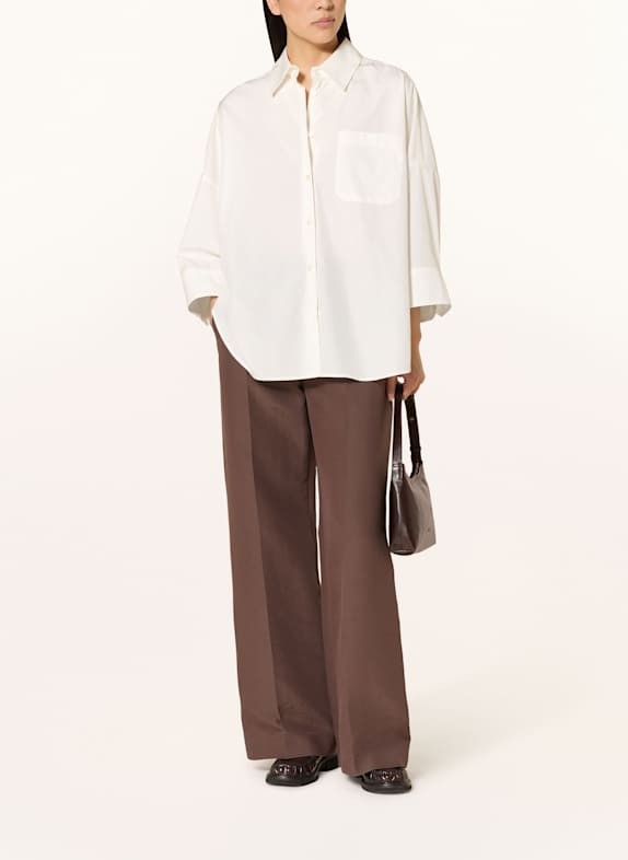 WEEKEND Max Mara Oversized skjortblus ZAVORRA VIT