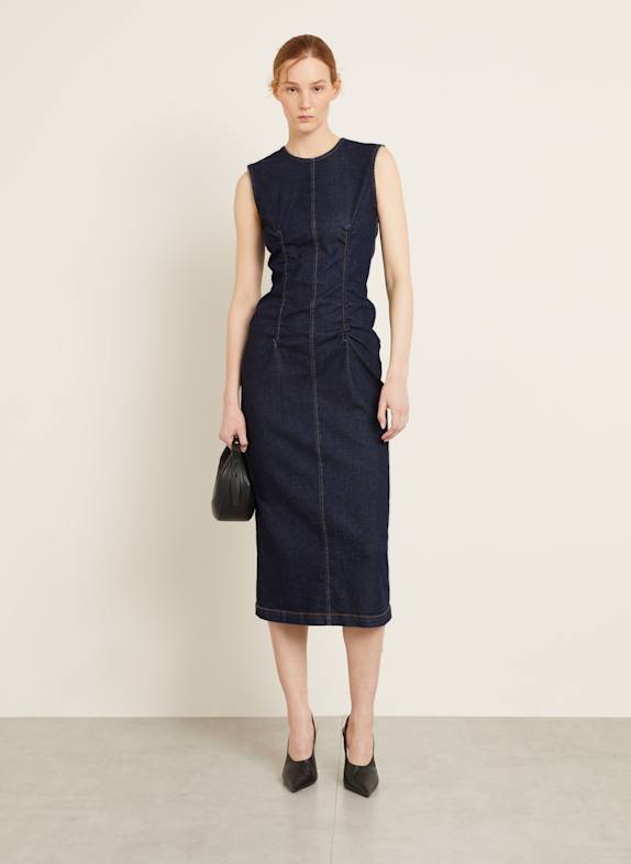 SPORTMAX Jeanskleid VOTO 001 MIDNIGHTBLUE