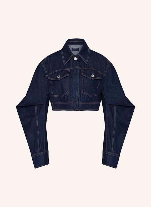 SPORTMAX Cropped-Jeansjacke SIR DUNKELBLAU