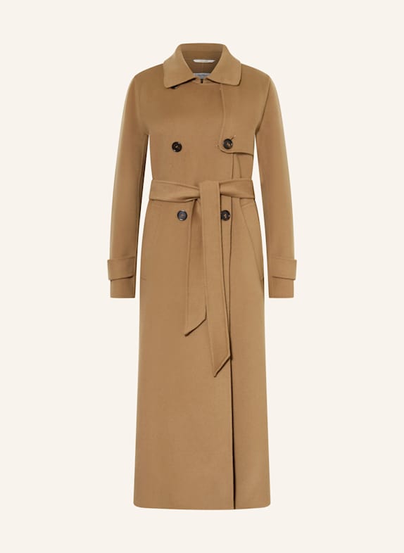 S Max Mara Wollmantel SEM COGNAC