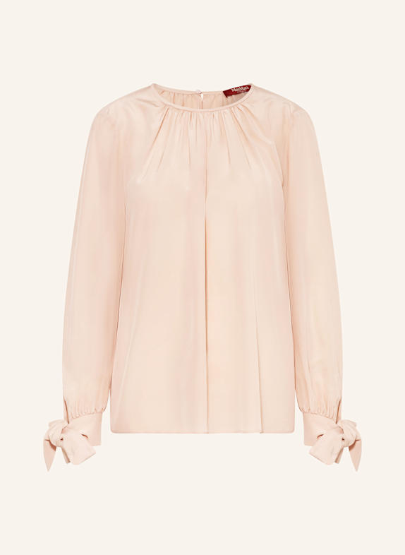 Max Mara STUDIO Blusenshirt EDOTTO aus Seide HELLROSA