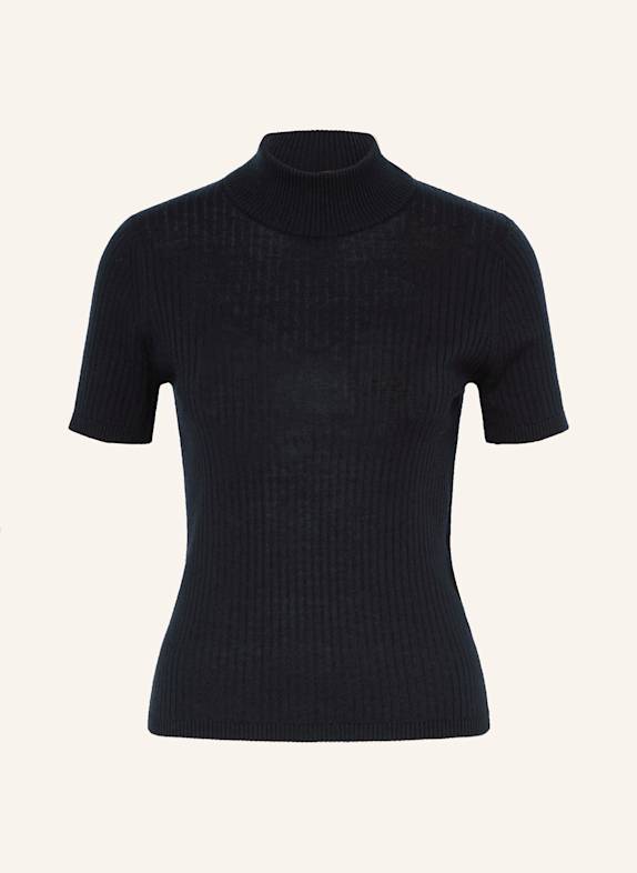 Max Mara STUDIO Strickshirt JANGY mit Seide DUNKELBLAU