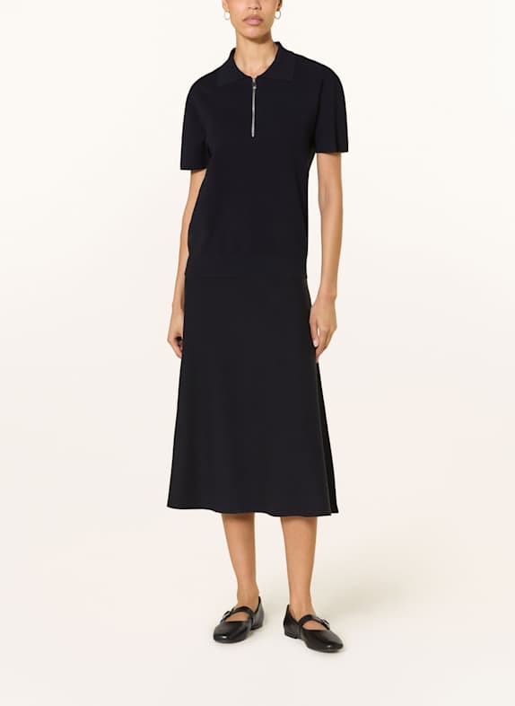 Max Mara STUDIO Gebreide rok GIUSY DONKERBLAUW