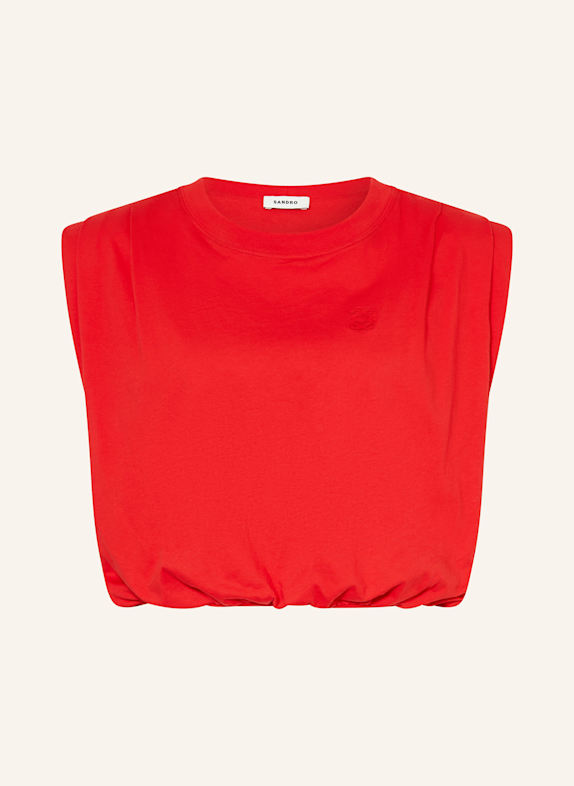 SANDRO Cropped-Top ROT