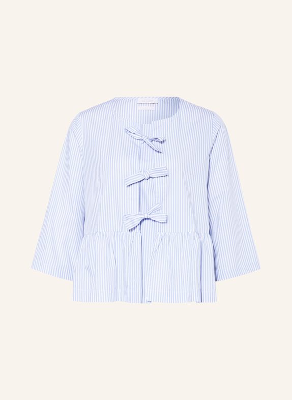 rich&royal Blouse LIGHT BLUE/ WHITE