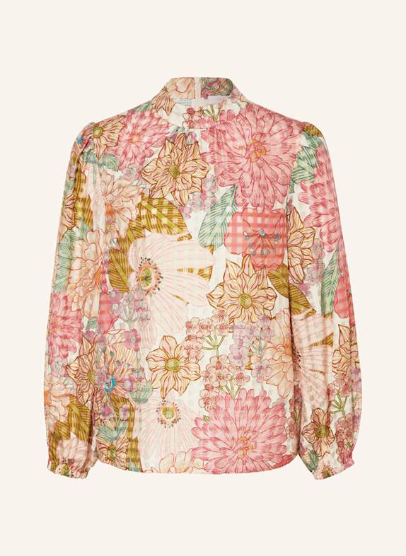 rich&royal Blusenshirt ROSA/ HELLORANGE/ CREME