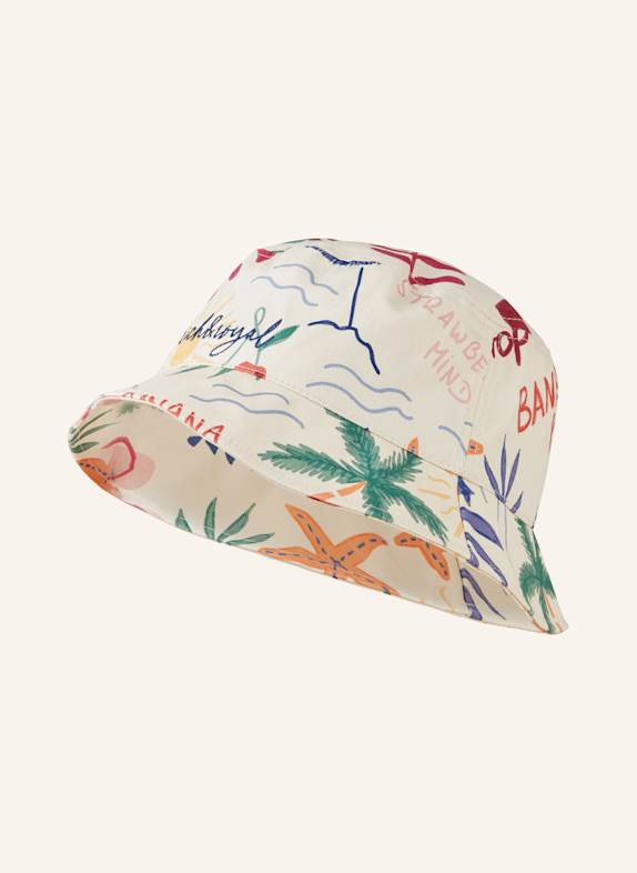 Rich & Royal Bucket-Hat CREME/ GRÜN/ ORANGE