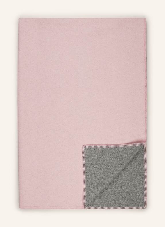 ESKIMO COTOLA bedspread PINK/ DARK GREEN