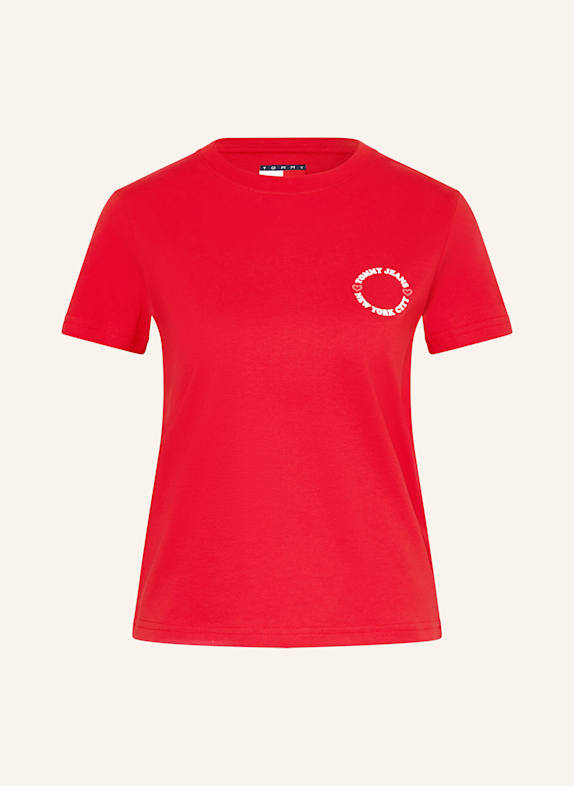 TOMMY JEANS T-Shirt ROT
