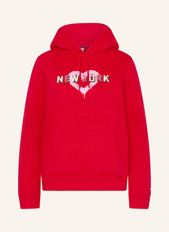 TOMMY JEANS Hoodie ROT