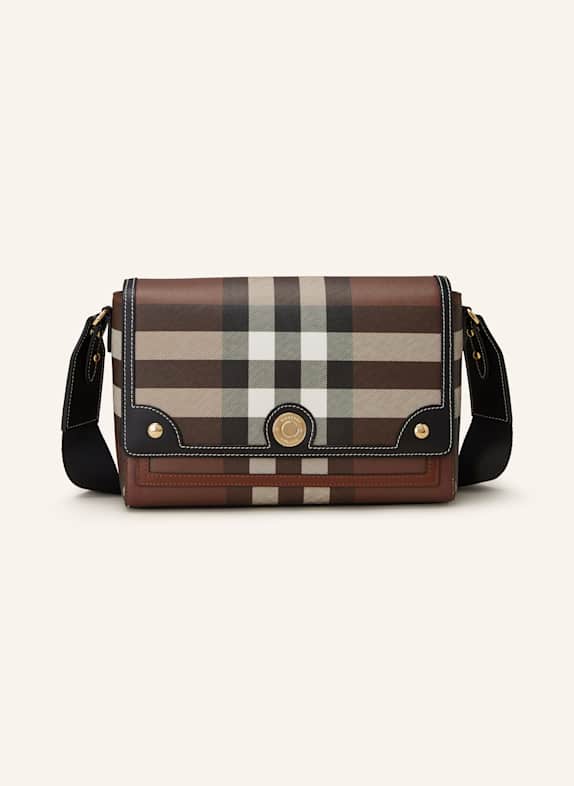 BURBERRY Handbag NOTE BROWN/ DARK BROWN/ WHITE