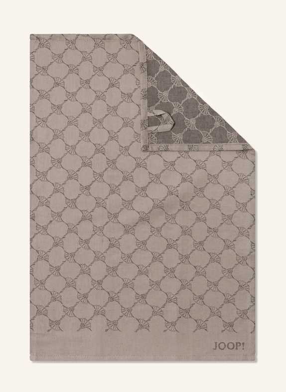 JOOP! Geschirrtuch mit Leinen TAUPE
