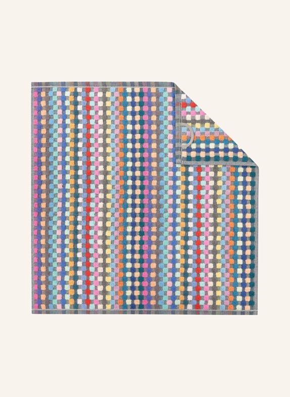 Cawö Geschirrtuch DUNKELGRAU/ MINT/ PINK
