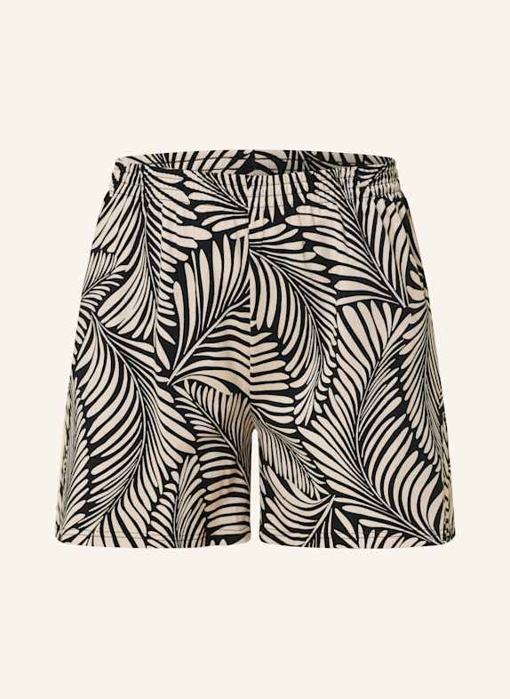 CALIDA Schlafshorts FAVOURITES SLEEP SCHWARZ/ CREME