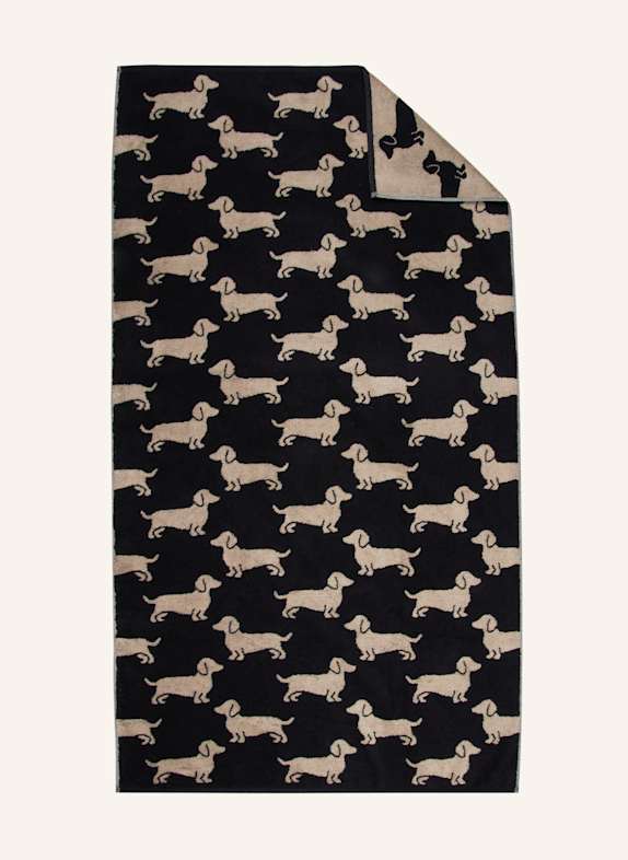 Cawö Duschtuch SCHWARZ/ BEIGE