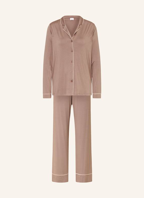 mey Schlafanzug Serie PURE CHIC TAUPE