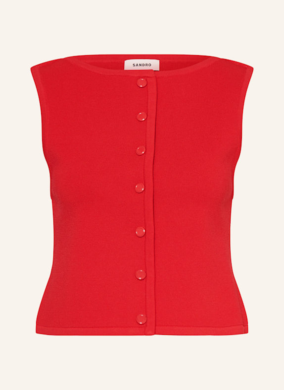 SANDRO Stricktop ROT