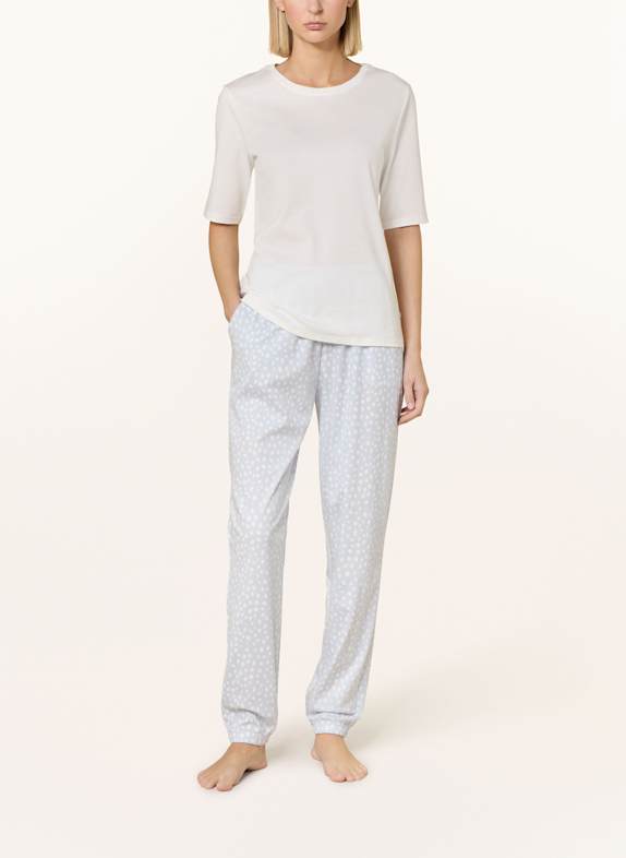 CALIDA Slaapbroek FAVOURITES SLEEP LICHTBLAUW / WIT