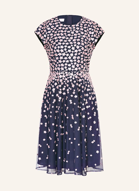HOBBS Kleid BETTY DUNKELBLAU/ ROSA/ HELLROSA