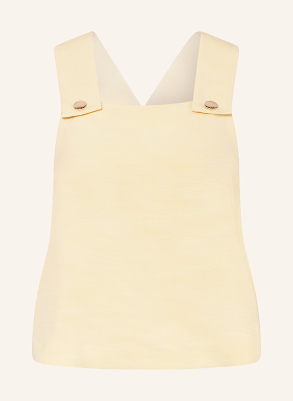 CLAUDIE PIERLOT Blusentop HELLGELB