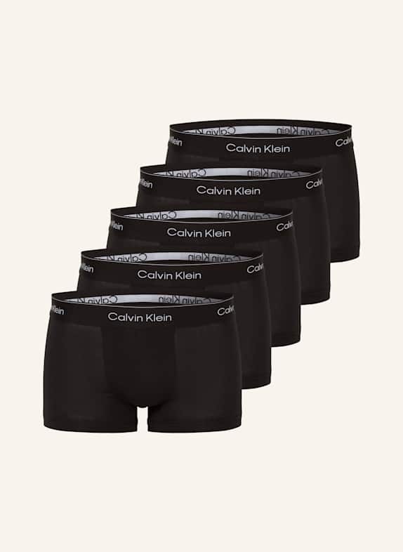 Calvin Klein 5er-Pack Boxershorts ICON COTTON STRETCH Low Rise SCHWARZ
