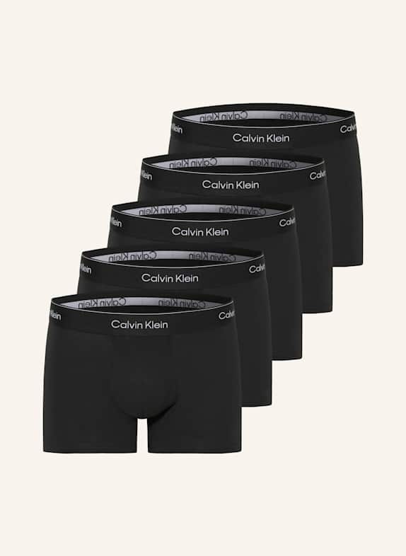 Calvin Klein 5er-Pack Boxershorts ICON COTTON STRETCH SCHWARZ