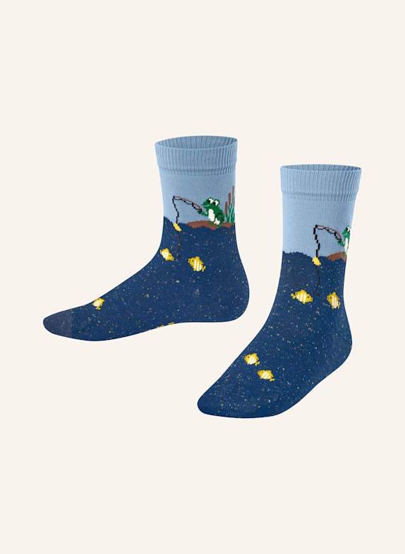 FALKE Socken FISHING FROG 6290 CRYSTAL BL