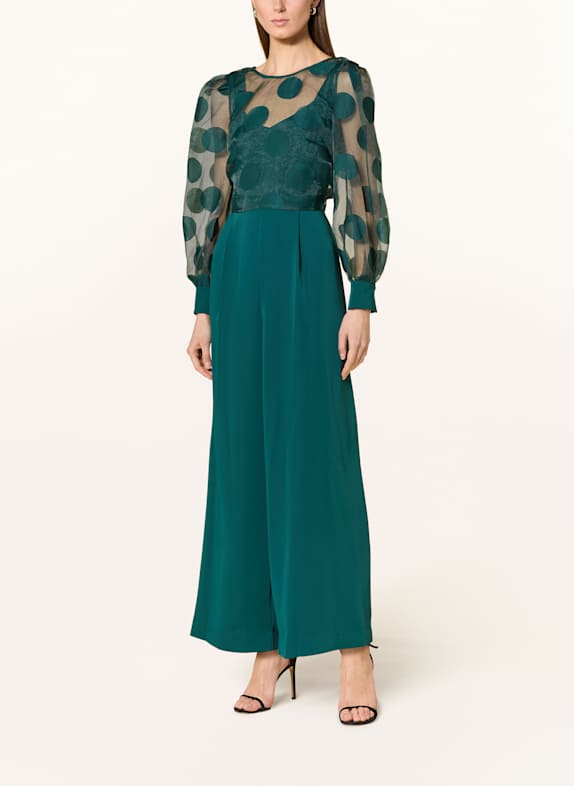 Phase Eight Set DAVINA: Jumpsuit and jacket DARK GREEN