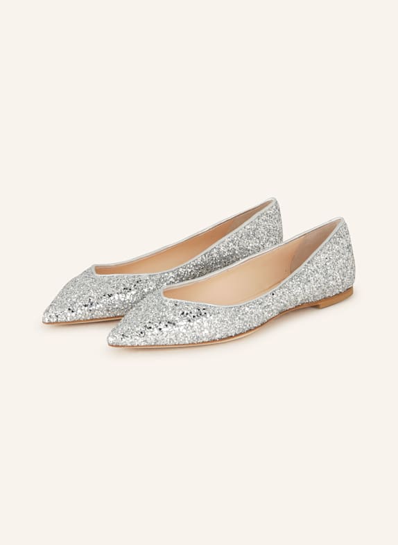 PROSPERINE Ballerinas SILBER