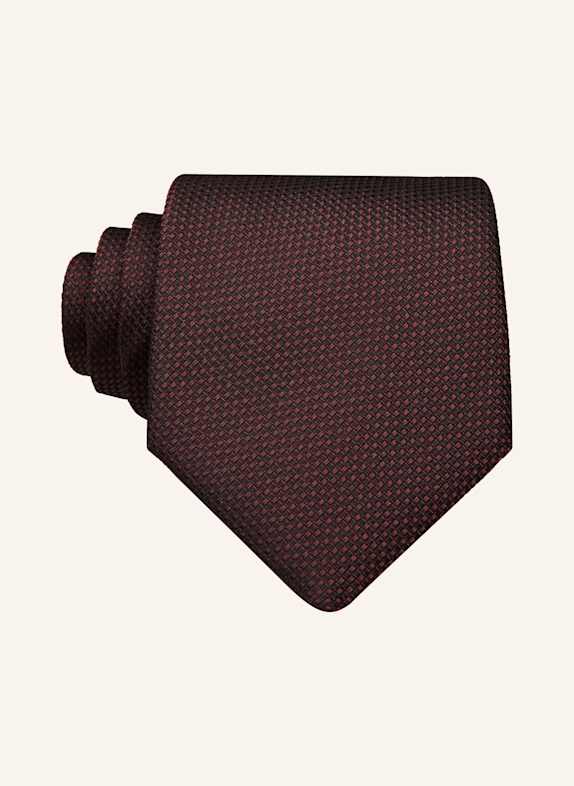REISS Tie 64 BURGUNDY