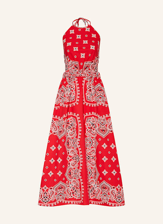 SANDRO Kleid ROT/ WEISS